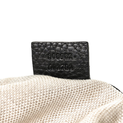 Gucci Pebbled Calfskin Medium Soho Chain Shoulder Bag Black 7 of 11