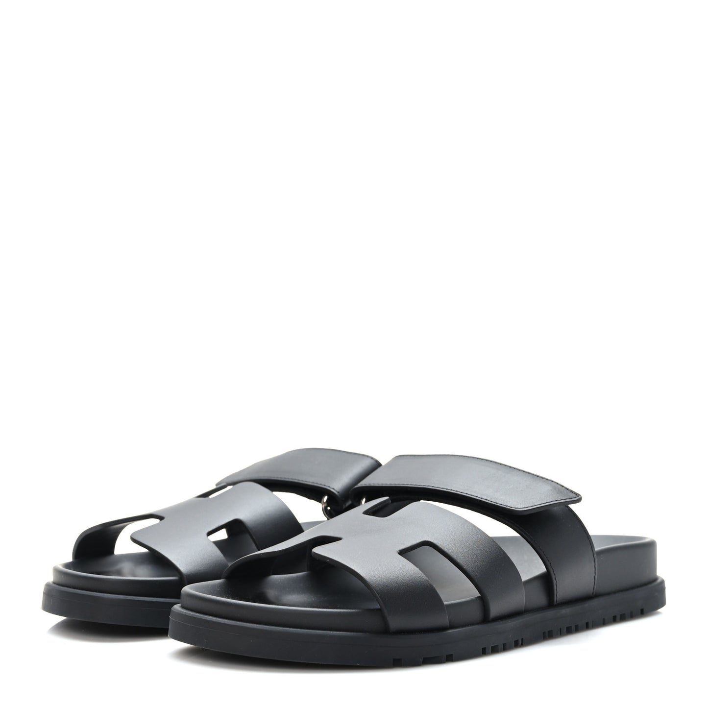 Calfskin Womens Chypre Sandals 35 Black