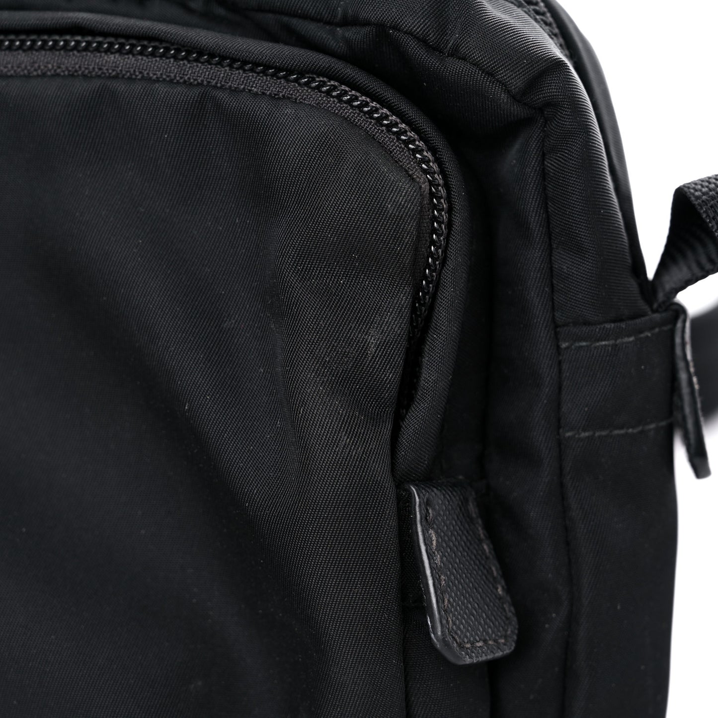 Tessuto Nylon Messenger Bag Black