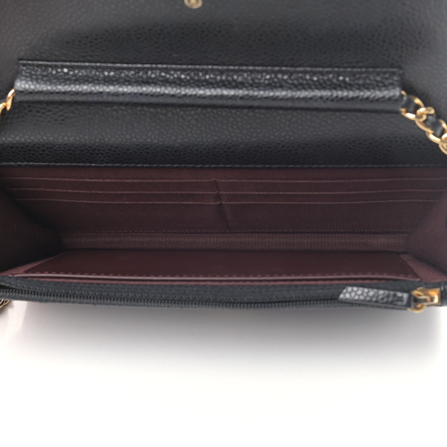 Chanel Caviar Quilted Wallet On Chain WOC Black 4 of 7