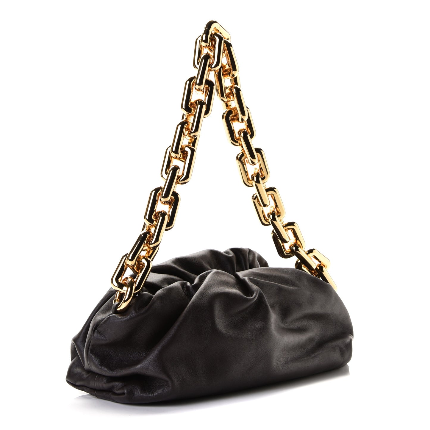 Calfskin The Pouch Chain Ebano