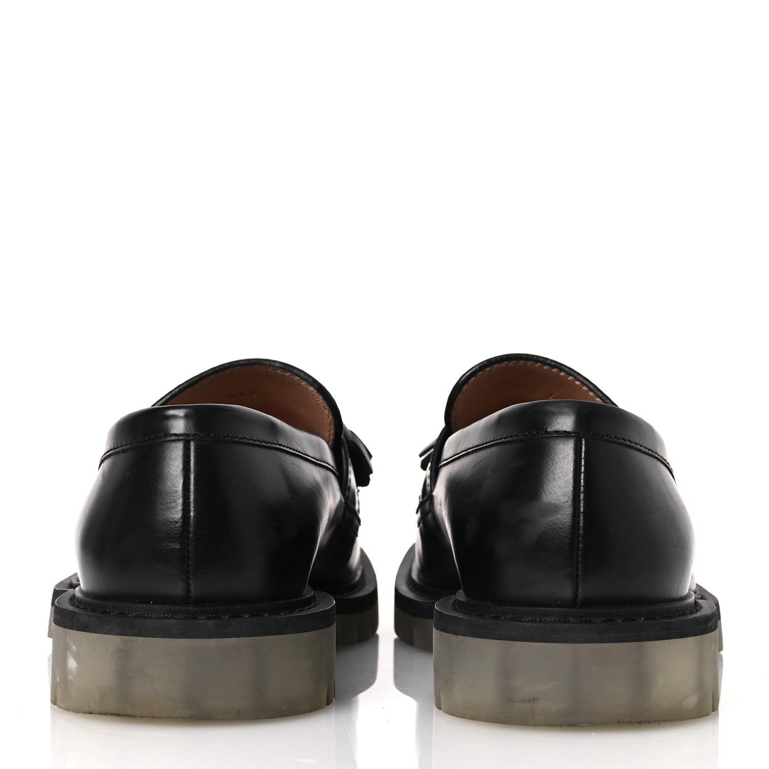 Bottega Veneta Calfskin Tassel Mens Loafers 43.5 Black 6 of 16