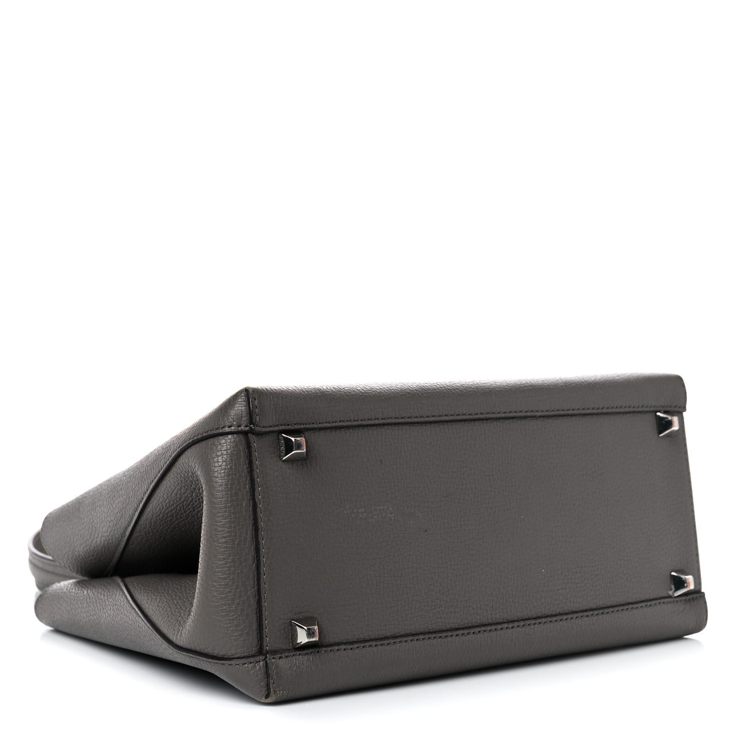 MCM Grained Calfskin Sarah Medium Visetos Hobo Grey 4 of 18
