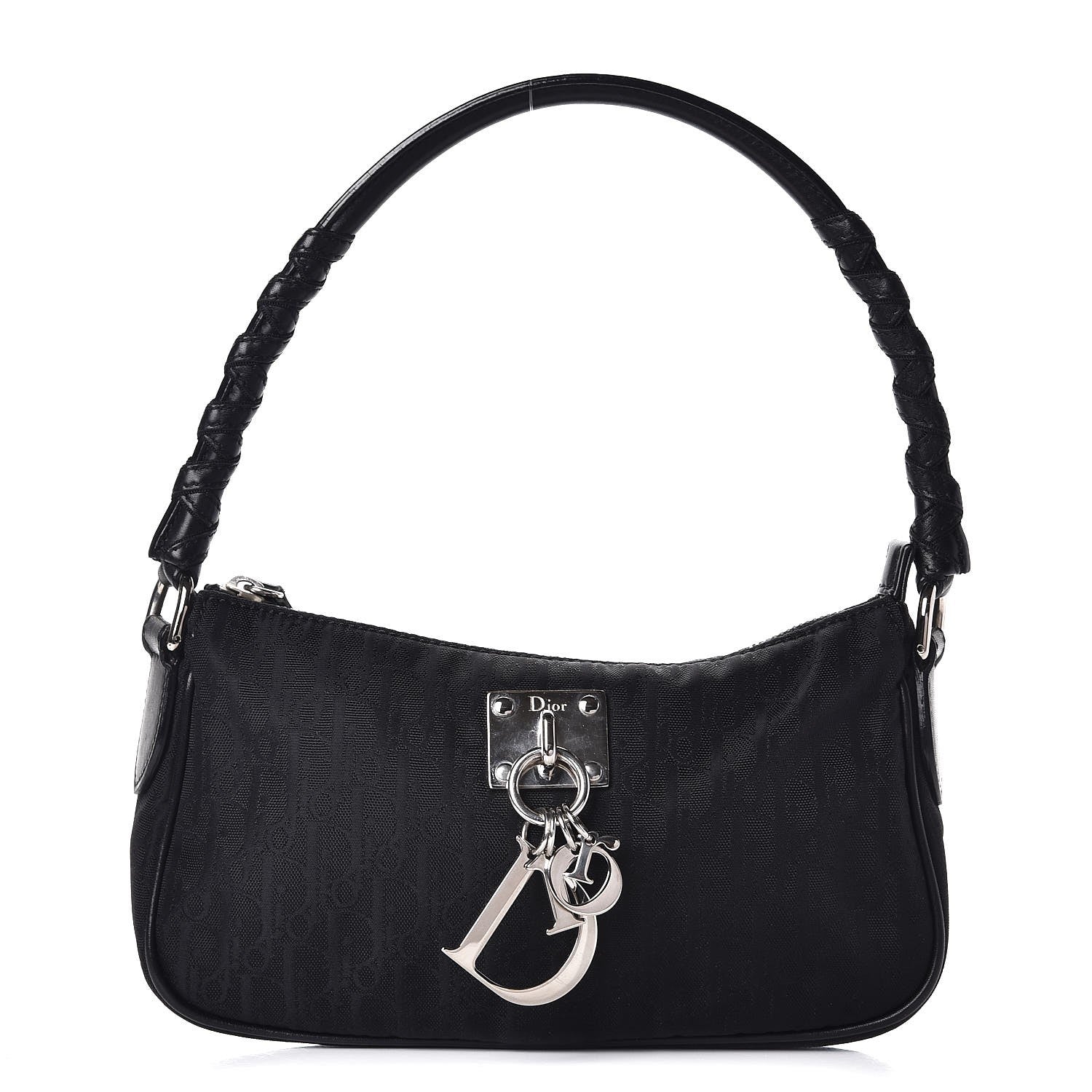Christian Dior Monogram Lovely Shoulder Bag Black 1 of 9