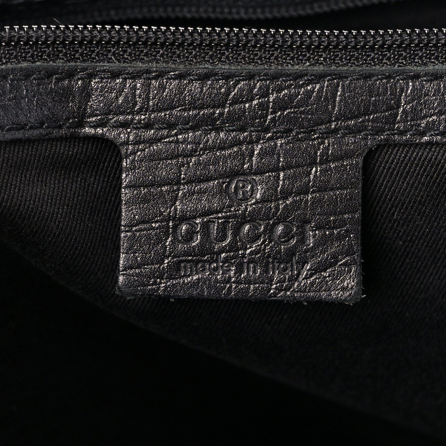 Gucci Monogram Small Bamboo Tote Black 6 of 10