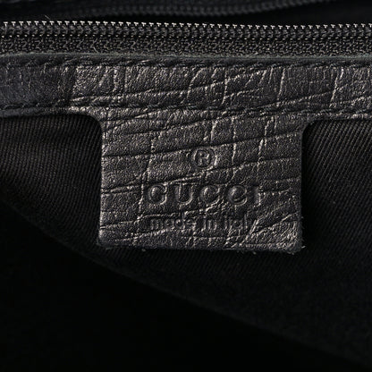 Gucci Monogram Small Bamboo Tote Black 6 of 10