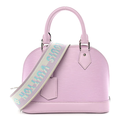 Louis Vuitton Epi Jacquard Alma BB Light Pink 1 of 10