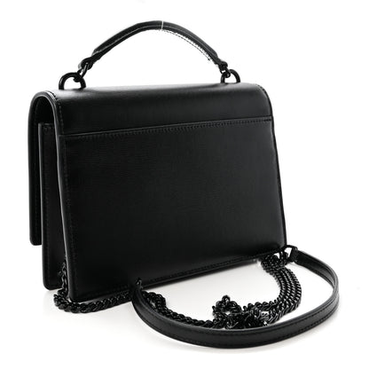 Saint Laurent Calfskin Monogram Sunset Chain Wallet Black 3 of 11