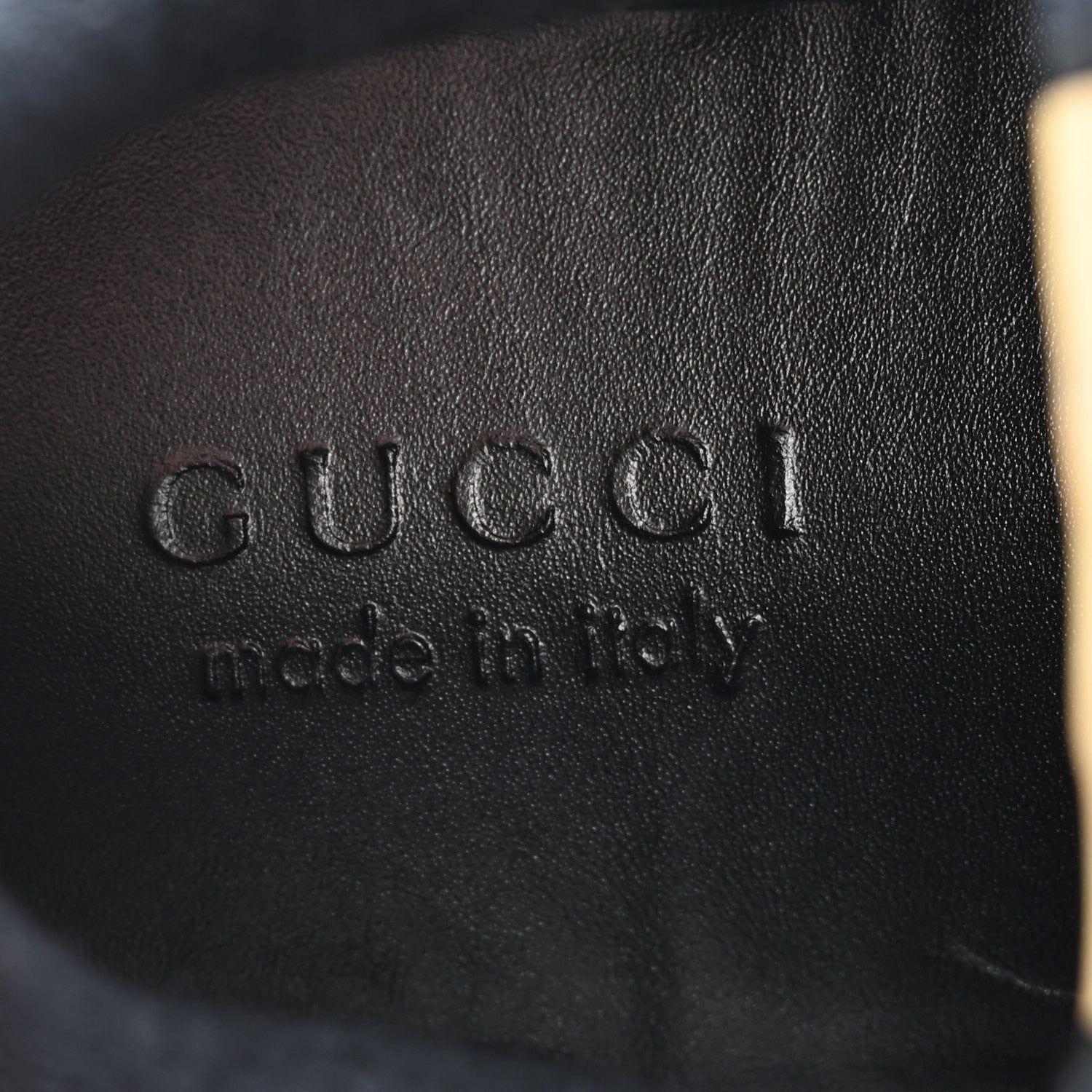 Gucci GG Supereme Monogram Miro Soft Calfskin Web Mens Screener Sneakers 8 Black Grey Sky 9 of 10