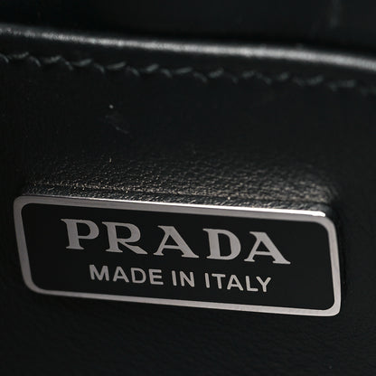 Prada Spazzolato Cleo Shoulder Bag Black 6 of 10