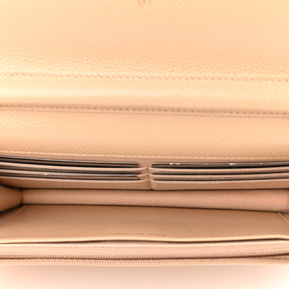 Chanel Caviar Quilted Wallet On Chain WOC Beige 5 of 11