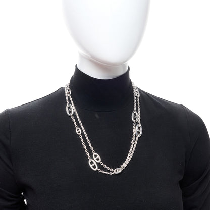 Hermes Sterling Silver Farandole Necklace 120 2 of 5
