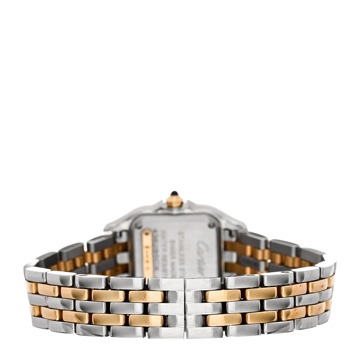Stainless Steel 18K Yellow Gold 22mm Panthere Quartz Watch