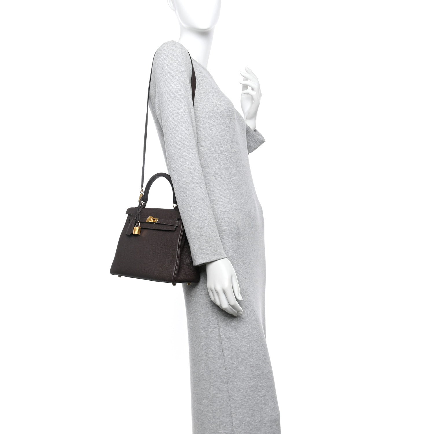 Hermes Togo Kelly Retourne 25 Ebene 2 of 12