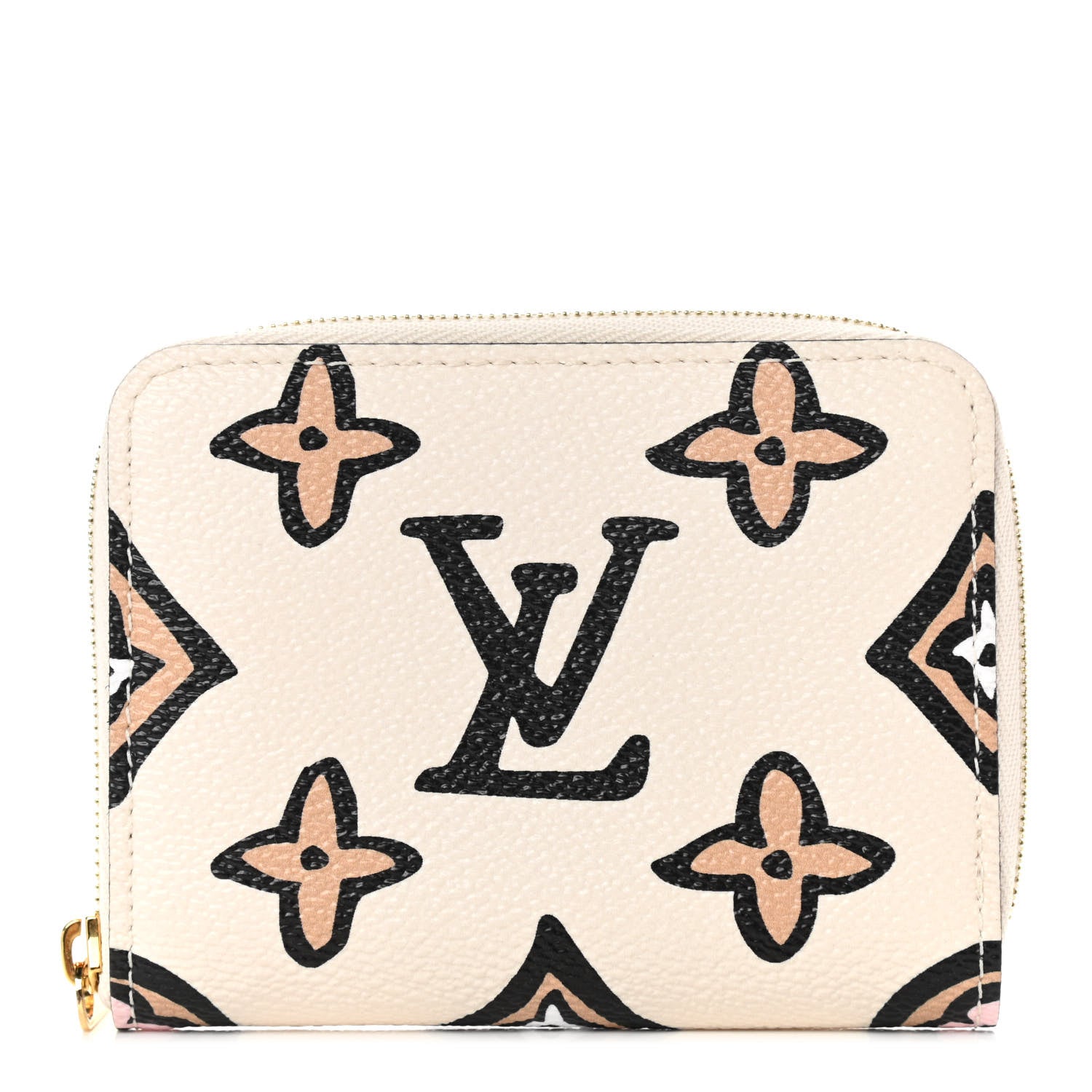 Louis Vuitton Monogram Giant Wild At Heart Zippy Coin Purse Creme 1 of 6