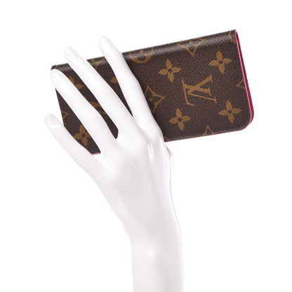 Louis Vuitton Monogram iPhone X Folio Case Rose Pop 2 of 9