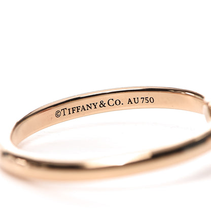 Tiffany 18K Rose Gold Rose Quartz HardWear Ball Ring 54 7 4 of 5