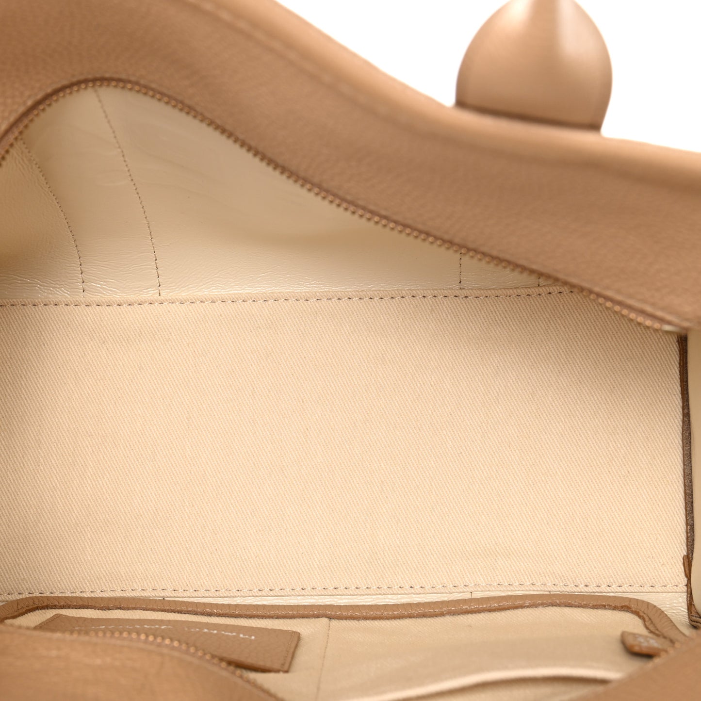 Grained Calfskin Medium The Tote Bag Camel