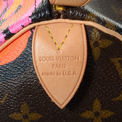Louis Vuitton Monogram Roses Speedy 30 5 of 7