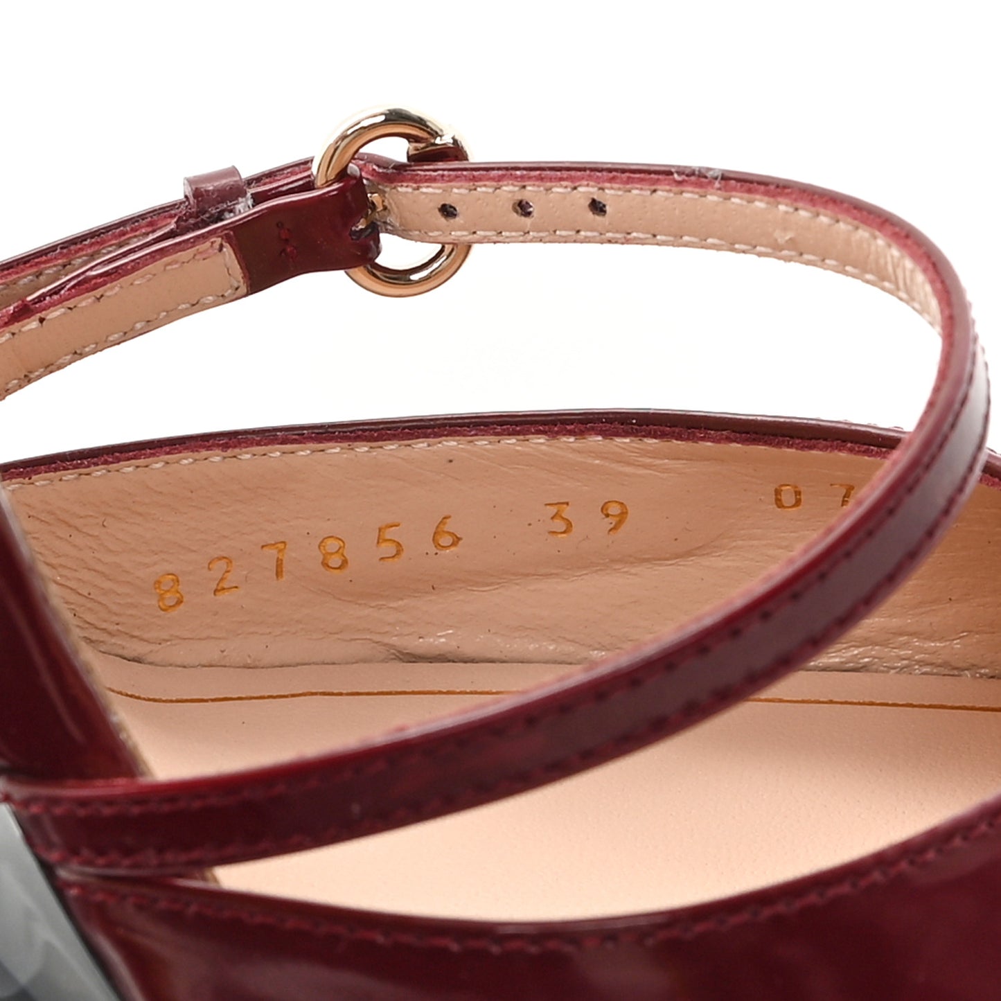 Patent Wedge Mules 39 Rosso Ancora