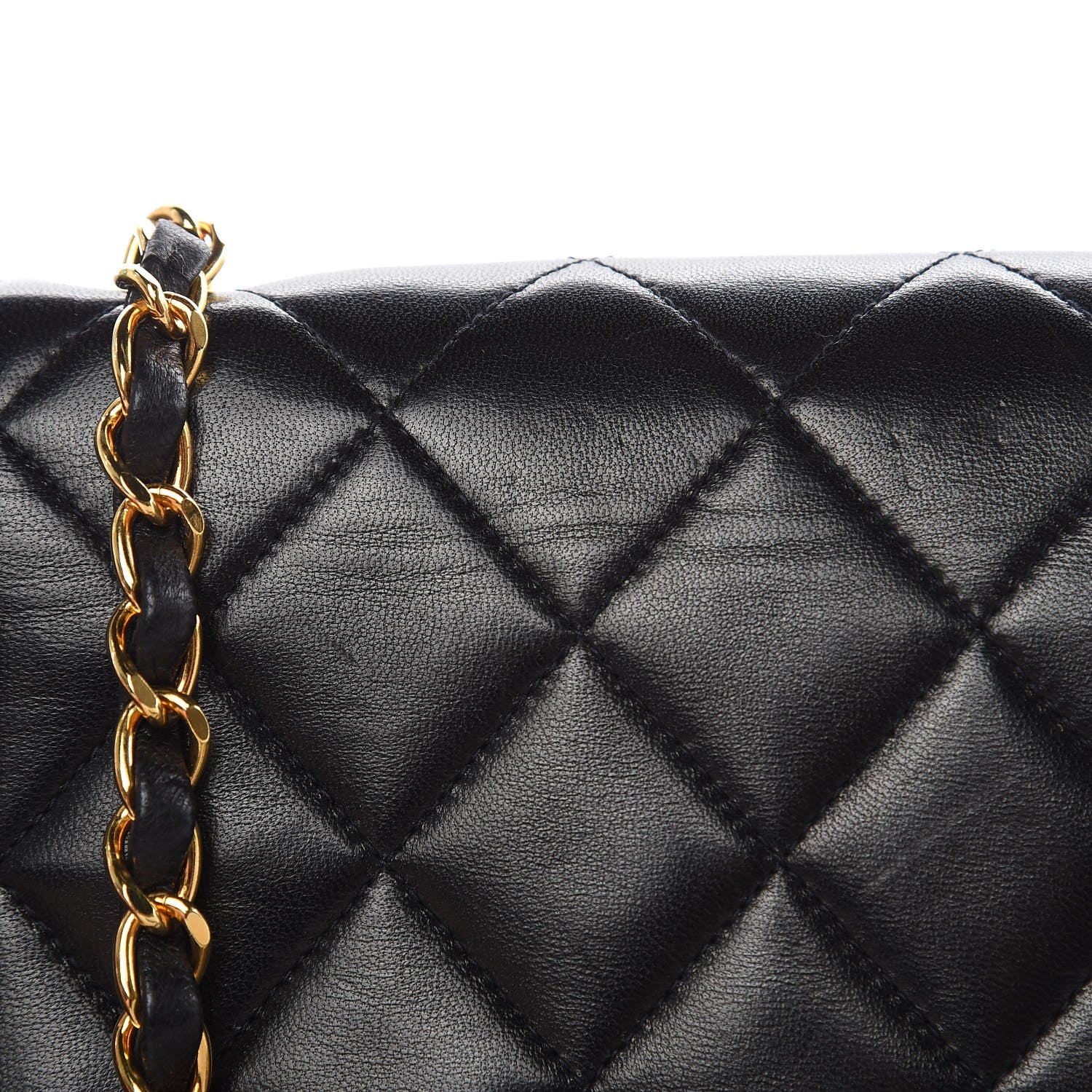 Chanel Lambskin Quilted Small Single Flap Black 12 of 13