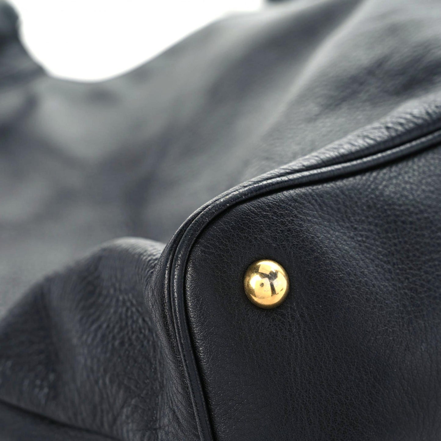 Calfskin Belle de Jour Cabas Tote Black