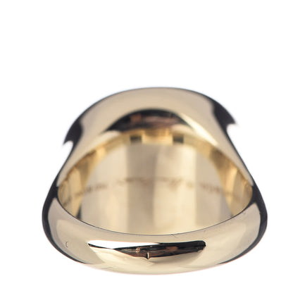 Tiffany 18K Yellow Gold Lapis 15mm Elsa Peretti Cabochon Ring 52 6 4 of 5