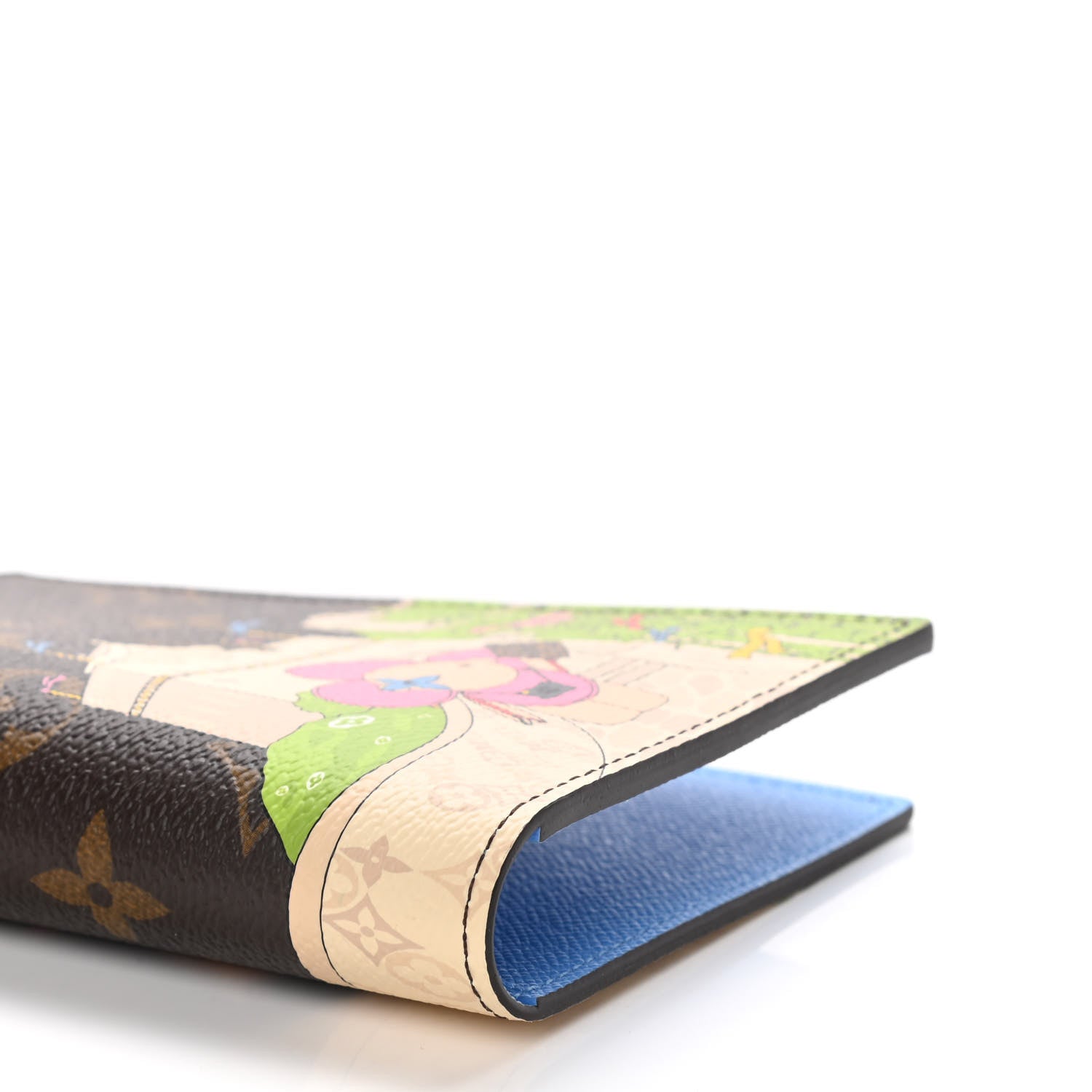 Louis Vuitton Monogram 2021 Christmas Animation China Passport Cover Myosotis Blue 10 of 11