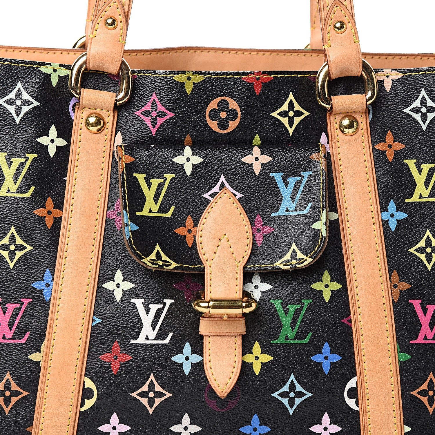 Louis Vuitton Monogram Multicolor Aurelia MM Black 15 of 15
