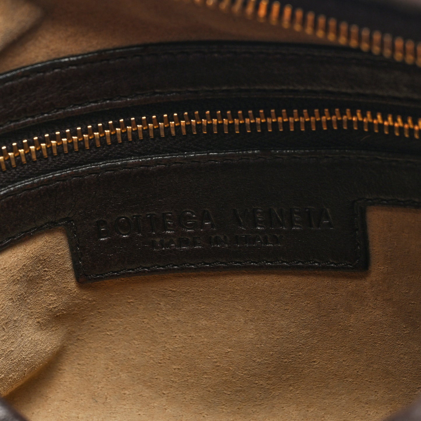Nappa Intrecciato Mini Veneta Hobo Ebano