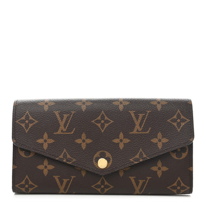 Louis Vuitton Monogram Sarah Wallet NM Rose Ballerine 1 of 8