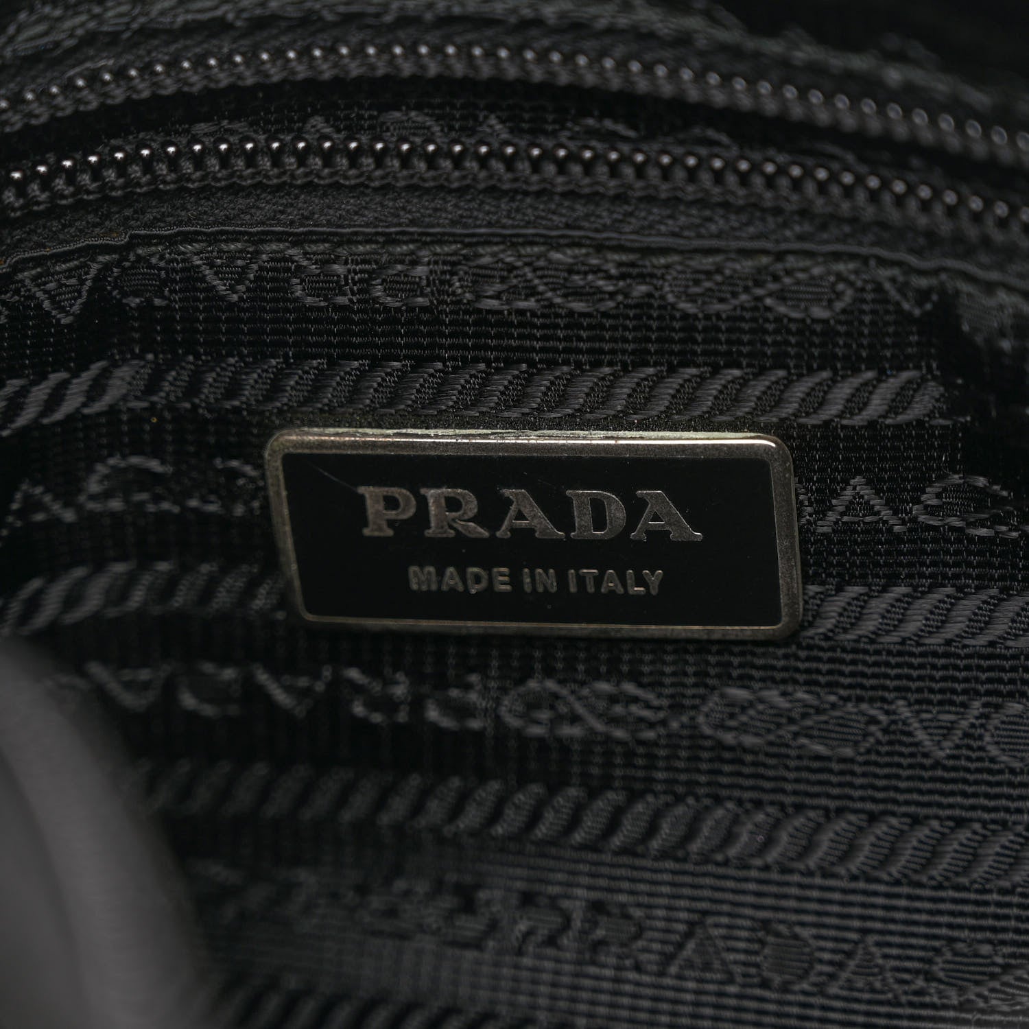 Prada Nylon Vela Messenger Black 6 of 11