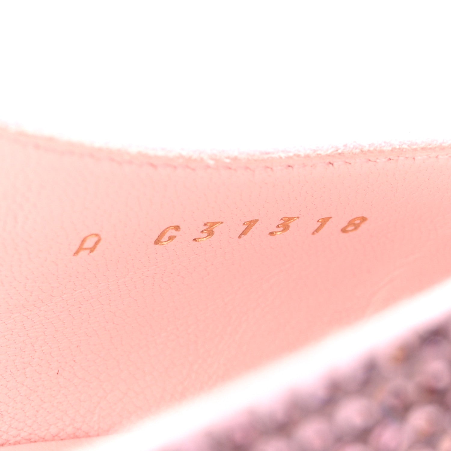 Chanel Strass Cap Toe CC Slingback Pumps 38 Pink Black 9 of 9