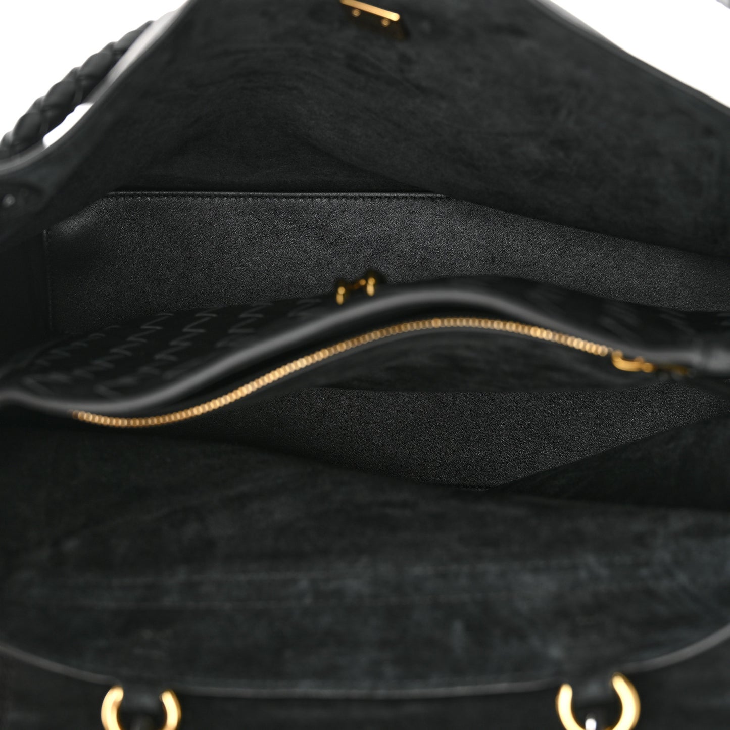 Silky Calfskin Medium Ciao Ciao Black