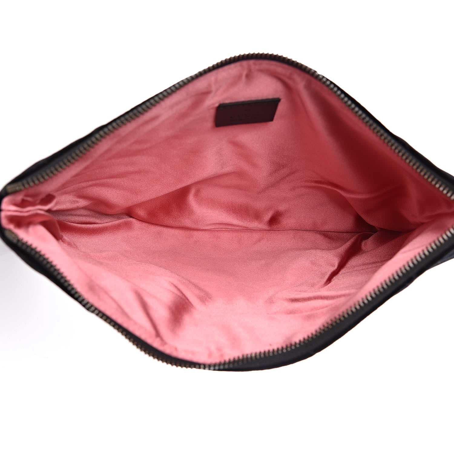Gucci Velvet Matelasse GG Marmont Zip Pouch Black 5 of 13