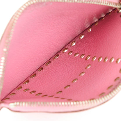 Hermes Chevre Mysore Evelyne Coin Purse Pink 7 of 9