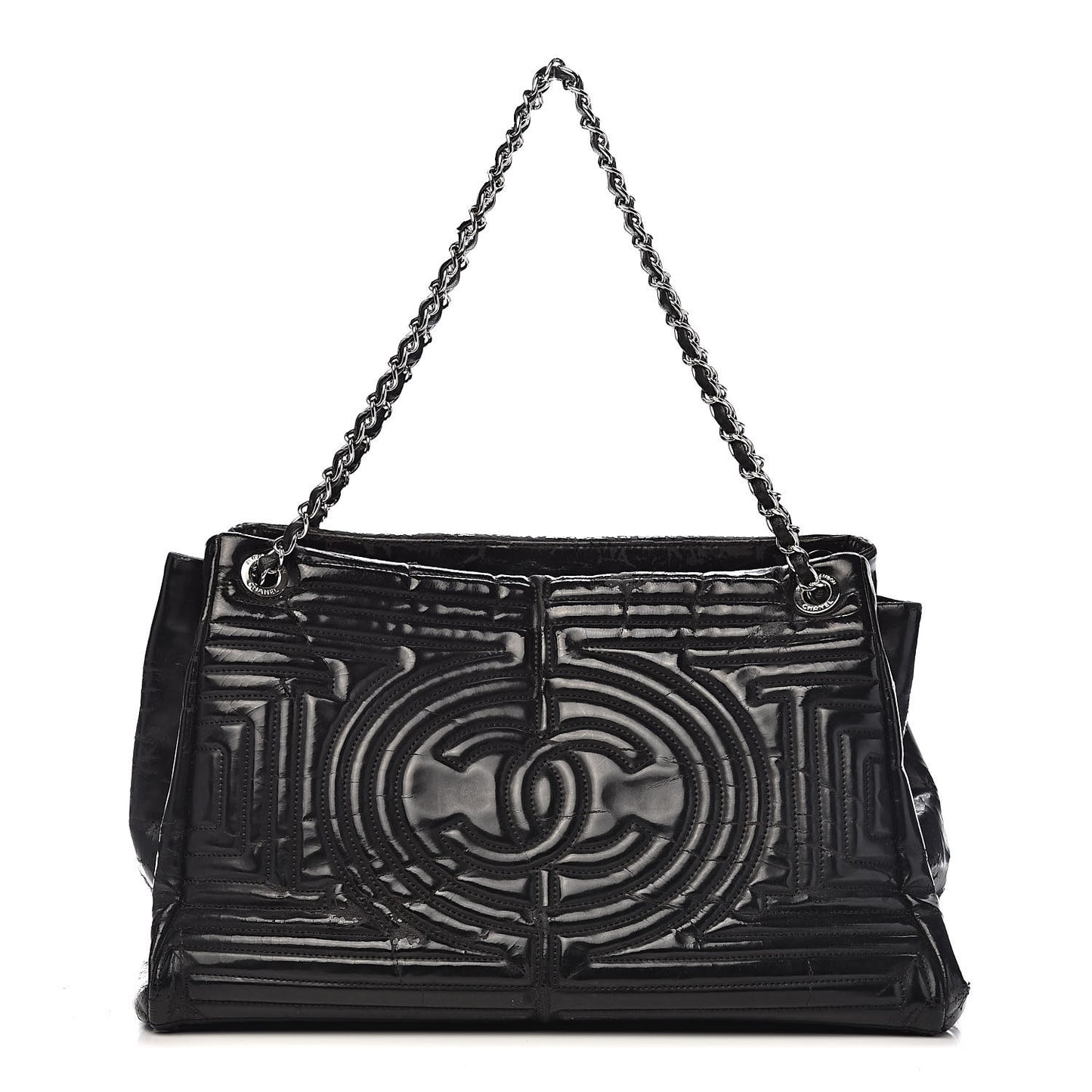 Vinyl Coco Ming Tote Black