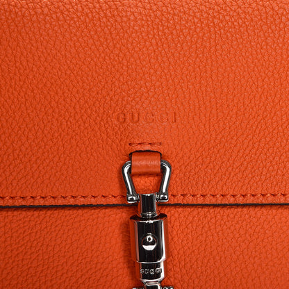 Gucci Grand Prix Calfskin Jackie Convertible Shoulder Bag Orange 7 of 8