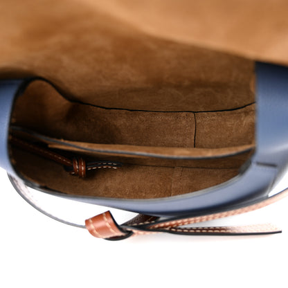 Loewe Grained Calfskin Small Gate Crossbody Bag Varsity Pecan 5 of 10