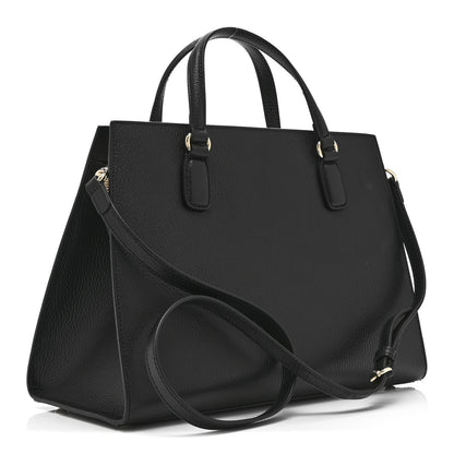 Gucci Dollar Calfskin Large Soho Top Handle Satchel Black 3 of 12