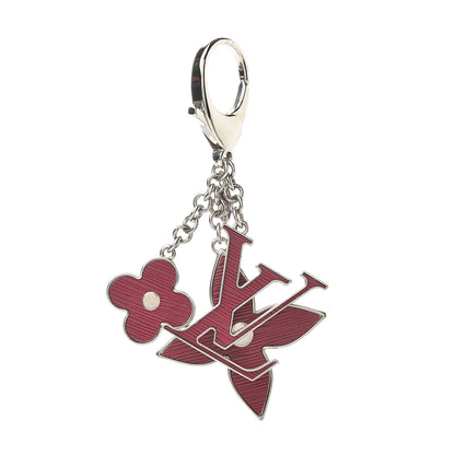 Louis Vuitton Fleur d Epi Bag Charm Fuchsia 1 of 5