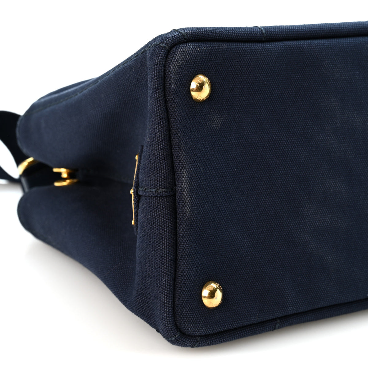 Prada Canapa Small Logo Tote Baltico 9 of 10