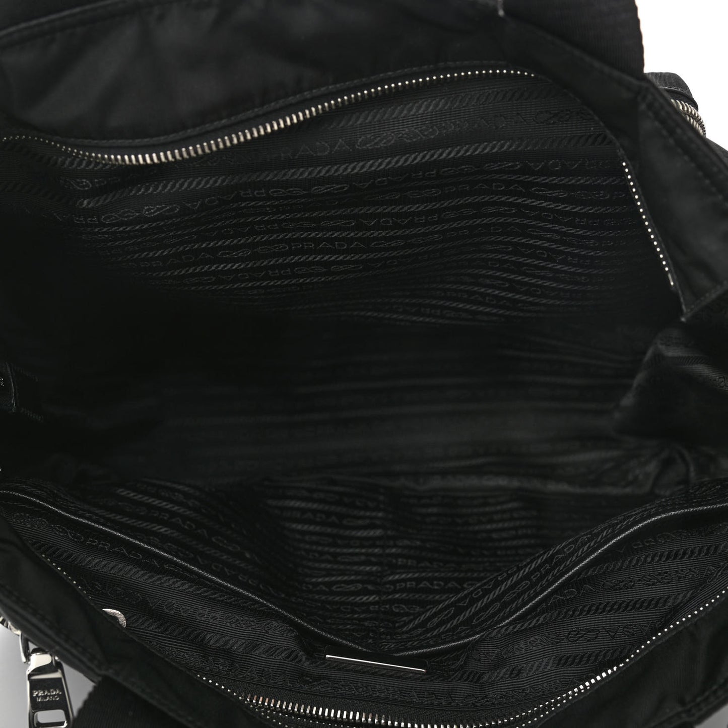 Nylon Vela Baby Bag Black