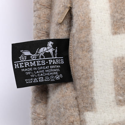 Hermes Wool Cashmere Avalon III Pillow PM Coco Camomille 6 of 6