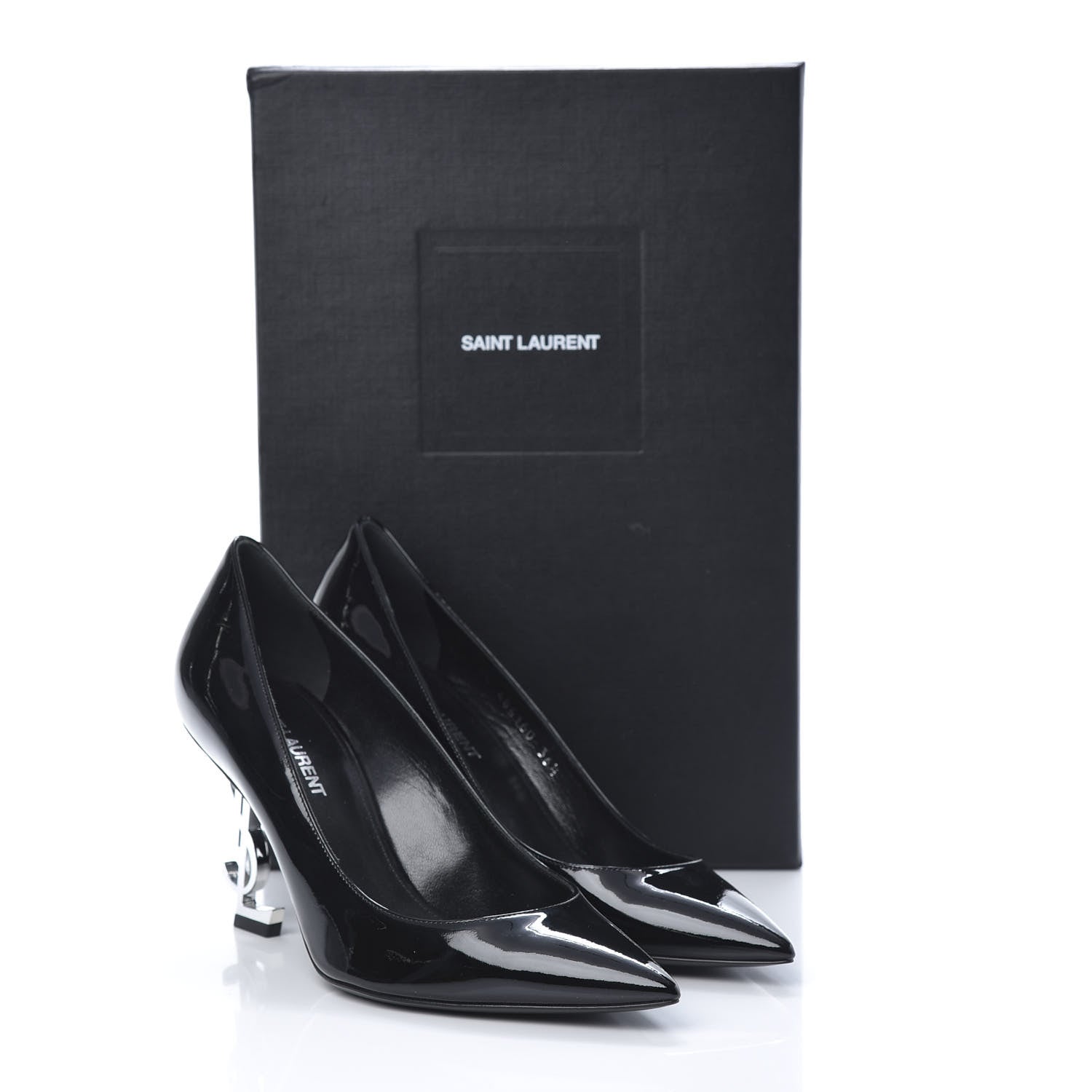 Saint Laurent Patent Opyum 85 Pumps 36.5 Black 8 of 8