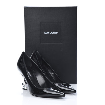 Saint Laurent Patent Opyum 85 Pumps 36.5 Black 8 of 8