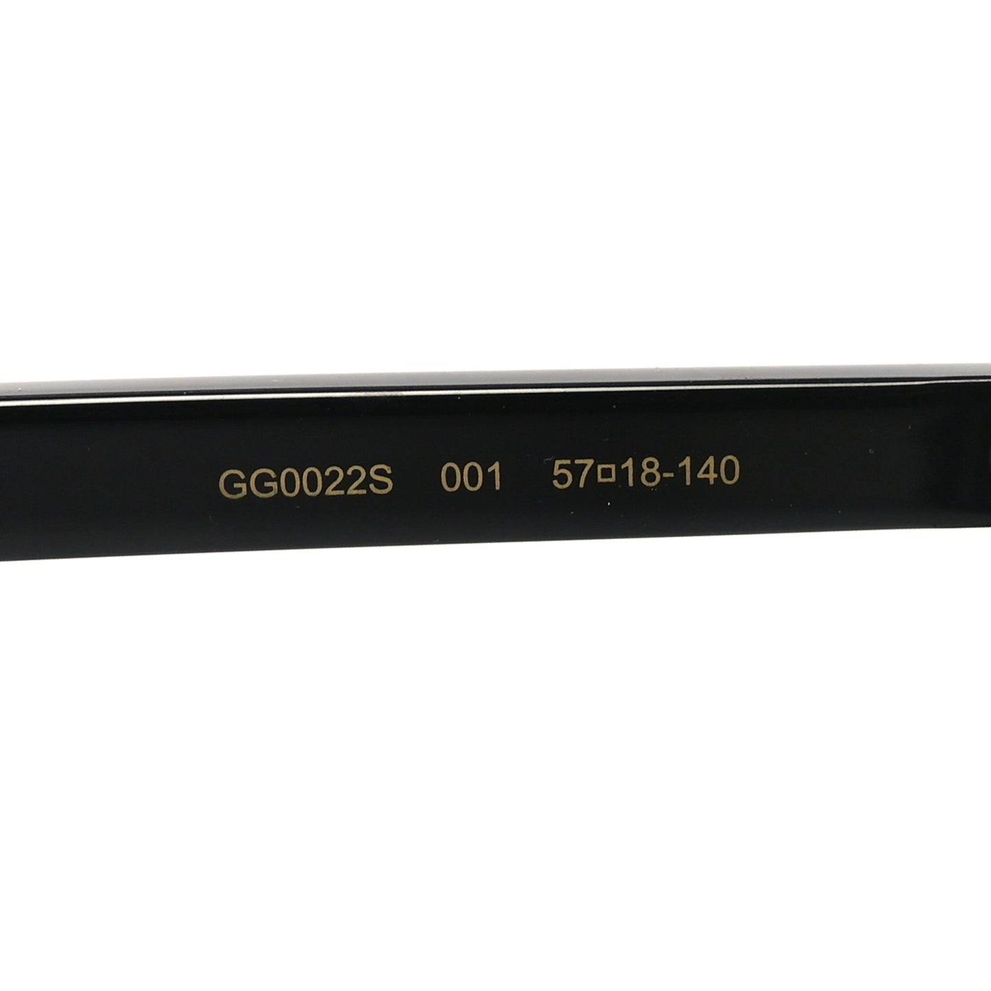 Acetate GG Sunglasses GG0022S Black