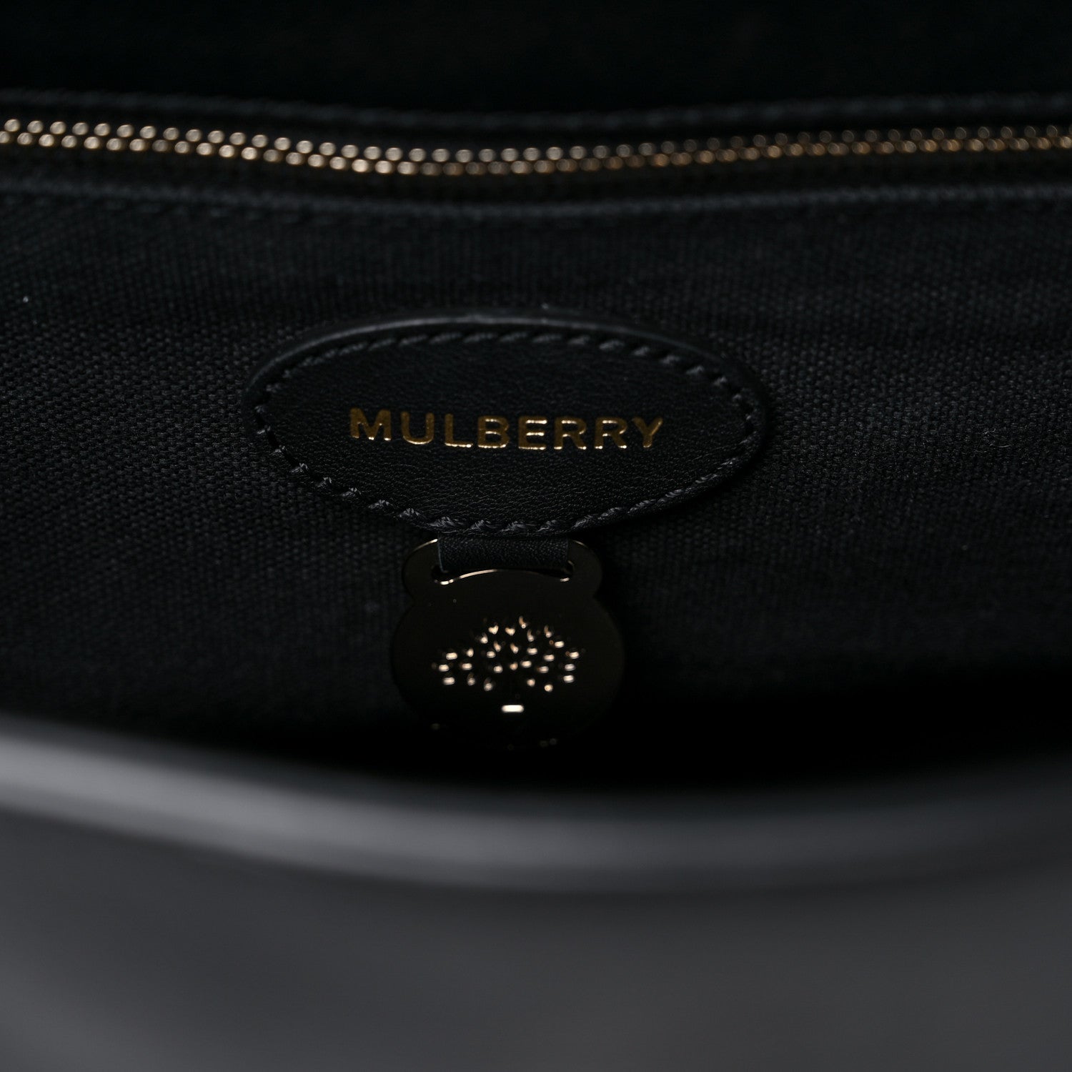 Mulberry Calfskin Suffolk Black 6 of 11