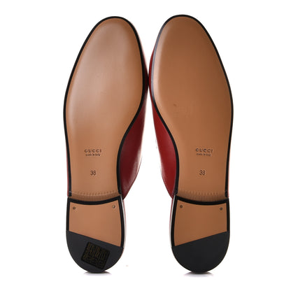 Gucci Malaga Kid Womens Princetown Slippers 38 Hibiscus Red 8 of 11