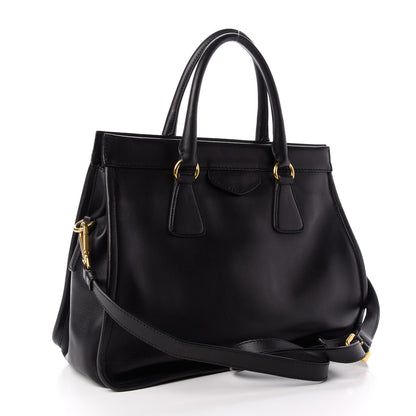 Prada City Calf Tote Black 3 of 9